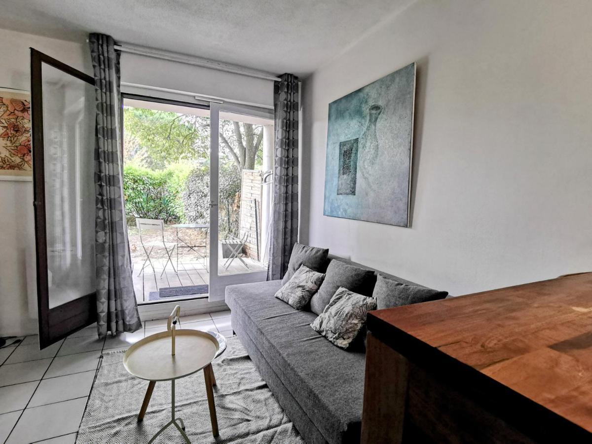 La Bulle Bleue - Parking-Terrasse-Aeoport-Meet Apartment Бланяк Екстериор снимка