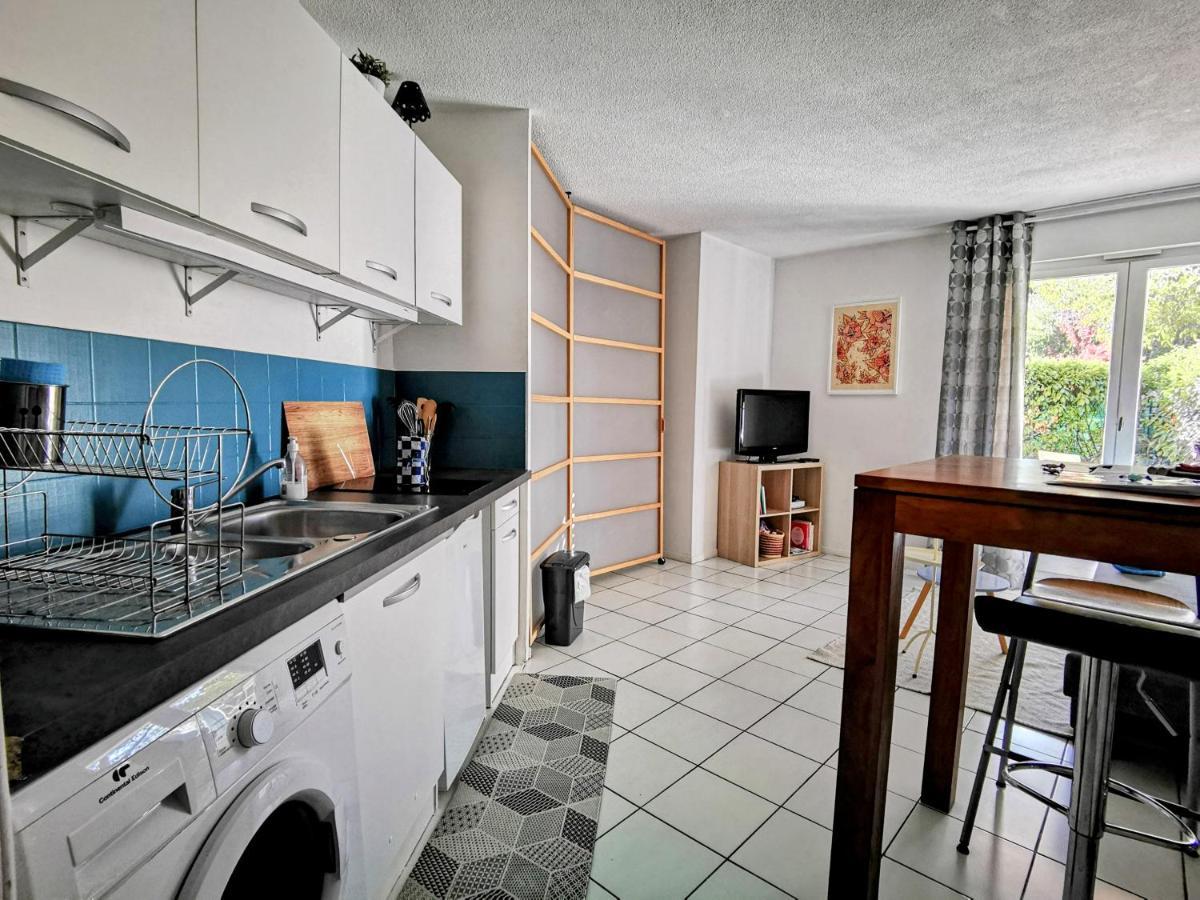 La Bulle Bleue - Parking-Terrasse-Aeoport-Meet Apartment Бланяк Екстериор снимка